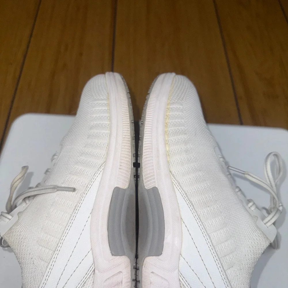 OrthoFeet Mens Wide Comfort Lace Up Athletic Sneakers Shoes‎ Size 10 2E White